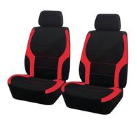 Auto Coprisedili per Ford Mustang Coupe Cabriolet/Mustang GT/Mustang Mach-E, Coprisedili Sedili Anteriori Tessuto Lavabile Comodi Traspiranti Interno Accessori,D Red