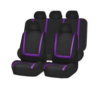 Auto Coprisedili per VW Teramont 2017-2026 Set Copri-Sedile per Guidatore e Passeggero Confortevole Protezione Accessori,I/Purple