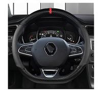 Auto Coprivolante Coprivolanti per Auto 38cm Pelle per Renault per Captur per Kadjar per Kaptur per Koleos per Scenic per Espace Volante Protezione (Colore : Black D Shape)