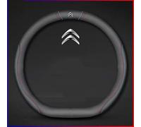 Auto Coprivolante per Citroen C3 2013 2014 2015 2016 2017,Copristerzo Copertura Protettiva Volante Allestimenti Antiscivolo Traspirante Interni Accessori Decorazione,D Shape