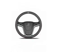Auto Coprivolante per Opel Meriva 2003-2017,Microfibra Durevole Decorazione per Volante AntiGraffio Antiscivolo Morbido Dimensioni 37-38 cm Coprivolante Adatto a Tutte Le Stagioni,B Black