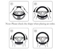 Auto Coprivolante, per Peugeot 208 2008 308 3008 508 5008 SW GT impermeabile Inodore Durevoli Copri Volante pelle Auto Antiscivolo Ultraleggero Confortevole