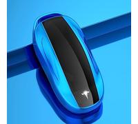 Auto Cover Chiave Telecomandi Custodia Portachiavi per Tesla Model S Car Key Covers Protezione Accessori,A-Bluestyle