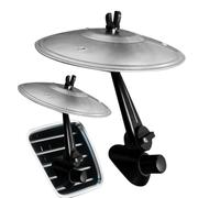 Auto Crash -14×13.5cm, Car Cymbals Air Ven 2 Color, Easy Installation Rugged, Funny Dashboard Decor, Creative Auto Interior Decoration, Per Gli Amanti Della Musica Adatto Tutti Tipi Veicoli