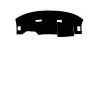 Auto Cruscotto Copertura Per Per Transporter T4 Per EuroVan Per Vanagon Per Caravelle 1990-2004 Copertura Cruscotto Antiscivolo Protezione Parasole Tappeto(Black Edge)