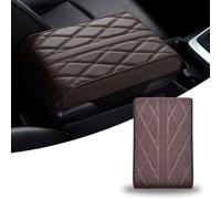 Auto Cuscino Bracciolo per Hyundai Casper 2021 2022 2023 2024 2025, Pelle Copertura Console Centrale, Accessori Coche,Coffee