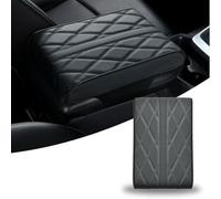 Auto Cuscino Bracciolo per Hyundai Casper 2021 2022 2023 2024 2025, Pelle Copertura Console Centrale, Accessori Coche,Black