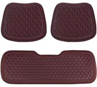 Auto Cuscino Sedile per Fiat 500e | 500X | 500e Abarth | 600 | 600e Abarth, Universale Antiscivolo Morbido Traspiranti Cuscino Interni Accessori,Red-B 3Pcs