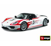 Auto da corsa Porsche 918 Weissach in scala 1:24