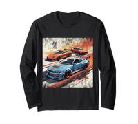 Auto da Corsa retrò Distress JDM Legends Drift realizzate in Giappone Maglia a Manica