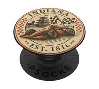 Auto da Corsa Vintage Indiana per Appassionati PopSockets PopGrip Adesivo