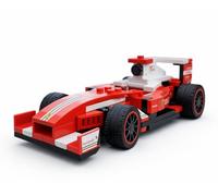 Auto da costruzione per bambini,Super Champions Car,auto giocattolo da costruzione per bambini e bambine dai 4 anni in su,modello di veicolo da corsa con minifigure,139 pezzi costitutivi,per il regalo