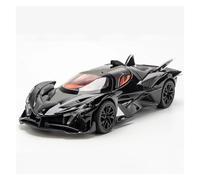Auto da esposizione 1:24 for il modello di supercar Project EVO, pressofuso in lega, veicolo altamente realistico, adatto for la decorazione Collezione o regalo(Black)