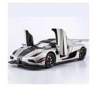 Auto da esposizione 1:24 For ONE 1 Modello di auto pressofuso in lega altamente realistico Veicolo a retrocarica Adatto for la decorazione Collezione o regalo(Silver)