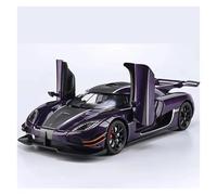 Auto da esposizione 1:24 For ONE 1 Modello di auto pressofuso in lega altamente realistico Veicolo a retrocarica Adatto for la decorazione Collezione o regalo(Purple)