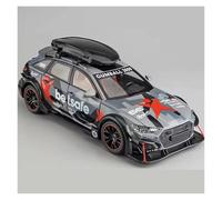 Auto da esposizione 1/24 for RS6 Alloy Avant Station Wagon Diecast Metal Sport Car Model Adatto for fare regali Collezione o regalo(Gray)