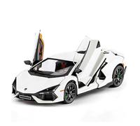 Auto da esposizione 1:24 for strapazzato Supercar Lega Diecast Metallo Veicolo Multiuso Modello Regalo Decorativo Collezione o Regalo(bianco)