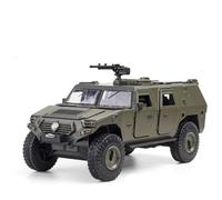 Auto da esposizione 1:24 for veicoli fuoristrada in lega pressofusa for auto blindata militare da ristrutturare, adatti come regalo Collezione o regalo(Arm Green)