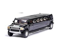 Auto da esposizione 1:32 for H2 Allungare il modello di auto multiuso in lega di metallo pressofuso Ornamento decorativo Collezione o regalo(Black)