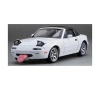 Auto da esposizione 1/32 for MX-5 modello di auto multiuso pressofuso in miniatura adatto come regalo Collezione o regalo(White)