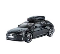 Auto da esposizione 1/32 for RS6 Avant Alloy Station Wagon Diecast in metallo Simulazione Modello di auto sportiva Adatto for fare regali Collezione o regalo(Black)