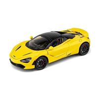 Auto da esposizione Collezione di modelli di veicoli in lega pressofusa in scala 1:24 for la 720S Spider Supercar Ornament Collezione o regalo(Yellow)