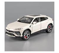 Auto da esposizione in scala 1:24 per URUS Bison, SUV Coupé, modellino di auto in lega, multiuso, ornamentale, souvenir da collezione o regalo (bianco)