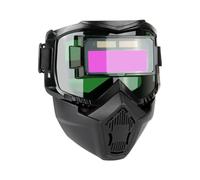 Auto Darkening Helmet - Fast Dimming Lens, Metal Factory Welder Shield