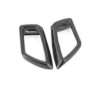 Auto Davanti Aria condizionata Copertina Ordinare per Nissan Qashqai J11 2016-2020, LHD ABS Fibra di carbonio, Interno Accessori