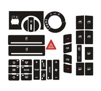 Auto Decorazioni Compatibile con A2 1996-2003 adesivo per riparazione pulsanti auto pulsante di regolazione fari interruttore manopola usurato