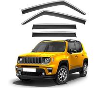 Auto Deflettore per Jeep Renegade 2022-2024 113cm,Acido Acrilico Deflettori D'Aria Set Deflettori Finestrini Auto Pioggia Antivento Riduzione del Rumore Installazione Semplice Accessori per Auto