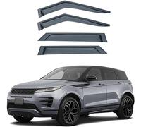 Auto Deflettore per Land Rover Range Rover Evoque 2015-2018,Acido Acrilico Deflettori D'Aria Deflettori Finestrini Auto Pioggia Antivento Riduzione del Rumore Installazione Semplice Accessori per Auto