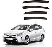 Auto Deflettore per Toyota Prius Plus+ 2011-2022,Acido Acrilico Deflettori D'Aria Set Deflettori Finestrini Auto Pioggia Antivento Riduzione del Rumore Installazione Semplice Accessori per Auto
