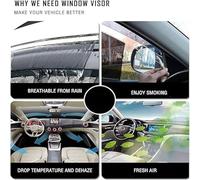 Auto Deflettori Aria per Audi A3 Hactback 2006-2013, Deflettore Antivento per Finestrini Wind Deflectors Antipioggia Deflettore d'Aria