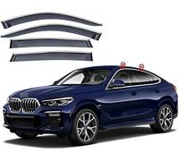 Auto Deflettori Aria per BMW X6 G06/2020-2022 Parapioggia Integrati Antivento Antipioggia Sole Porta Visiera Vent Ombra Accessori