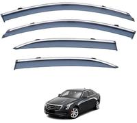 Auto Deflettori Aria per Cadillac ATS-L MK1 2014-2018, Laterali Finestrini Pioggia Deflettori Ombra Accessori Auto