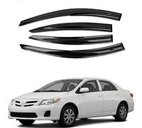 Auto Deflettori Aria per Corolla 2007-2013 Parapioggia Integrati Antivento Antipioggia Sole Porta Visiera Vent Ombra Accessori
