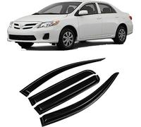 Auto Deflettori Aria per Corolla 2007-2013 Parapioggia Integrati Antivento Antipioggia Sole Porta Visiera Vent Ombra Accessori