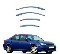 Auto Deflettori Aria per Ford MONDEO 2001-2006 Parapioggia Integrati Antivento Antipioggia Sole Porta Visiera Vent Ombra Accessori
