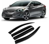 Auto Deflettori Aria per Hyundai Elantra 2011-2016 Parapioggia Integrati Antivento Antipioggia Sole Porta Visiera Vent Ombra Accessori