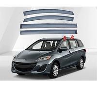 Auto Deflettori Aria per Mazda 5 CW 2010-2019 Parapioggia Integrati Antivento Antipioggia Sole Porta Visiera Vent Ombra Accessori