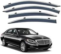 Auto Deflettori Aria per Mercedes Benz S-Class W222/2014-2020 Parapioggia Integrati Antivento Antipioggia Sole Porta Visiera Vent Ombra Accessori