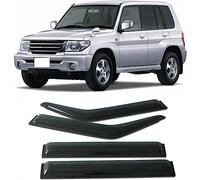 Auto Deflettori Aria per Mitsubishi Montero Pajero IO 1998 1999 2000 Parapioggia Integrati Antivento Antipioggia Sole Porta Visiera Vent Ombra Accessori