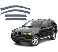 Auto Deflettori d'Aria per BMW X5 E53 1999-2005 Deflettori d'Aria Finestrini Laterali Copertura Antipioggia Paralume Antiappannamento