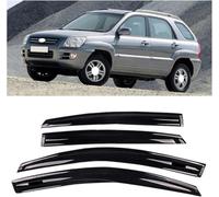 Auto Deflettori d'Aria per KIA SPORTAGE 2005-2006 Deflettori d'Aria Finestrini Laterali Copertura Antipioggia Paralume Antiappannamento