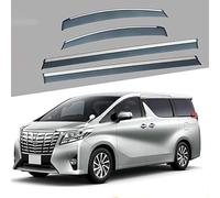 Auto Deflettori d'Aria per Toyota Alphard 2009-2022 Deflettori d'Aria Finestrini Laterali Copertura Antipioggia Paralume Antiappannamento