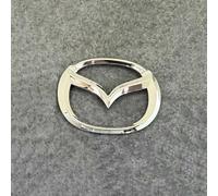 Auto dei Loghi Anteriori Posteriori Volante Sostituzione Mobilistico Distintivo È Adatto per Mazda 2 2011-2014, Resistente, Nero, Argento, Fibra di Carbonio,Rear-Silver