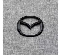 Auto dei Loghi Anteriori Posteriori Volante Sostituzione Mobilistico Distintivo È Adatto per Mazda 2 2011-2014, Resistente, Nero, Argento, Fibra di Carbonio,Rear-Black