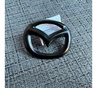 Auto dei Loghi Anteriori Posteriori Volante Sostituzione Mobilistico Distintivo È Adatto per Mazda 2 2011-2014, Resistente, Nero, Argento, Fibra di Carbonio,Steering Wheel-Black