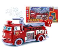 Auto dei pompieri interattivo con bolle per bambini
